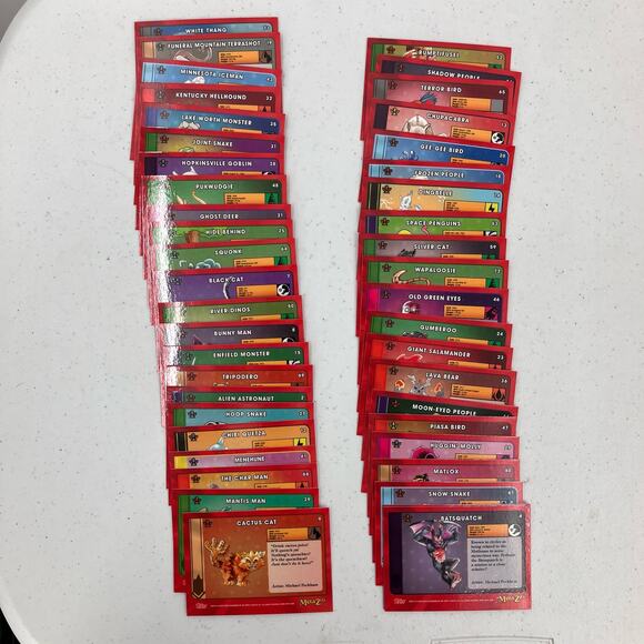 Topps MetaZoo Cryptid Nation White Thang Squonk Mix Lot Of 45 Trading Game Card - Picture 2 of 6